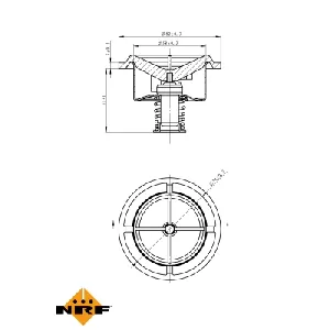 Termostat, rashladna tečnost NRF NRF 725017 IC-G0TPQY