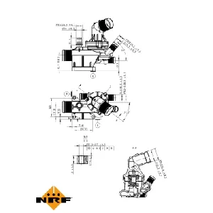 Termostat, rashladna tečnost NRF NRF 725019 IC-G0TPQZ