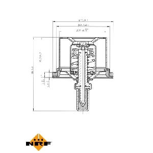 Termostat, rashladna tečnost NRF NRF 725029 IC-G0TPR6
