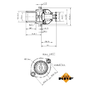Termostat, rashladna tečnost NRF NRF 725035 IC-G0TPRB