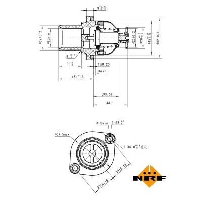 Termostat, rashladna tečnost NRF NRF 725035 IC-G0TPRB