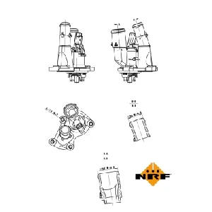 Termostat, rashladna tečnost NRF NRF 725048 IC-G0TPRM
