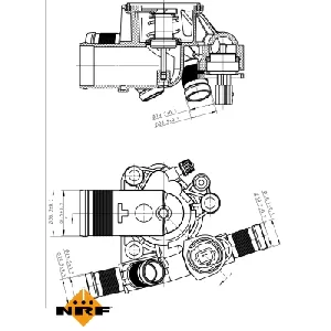 Termostat, rashladna tečnost NRF NRF 725051 IC-G0TPRP