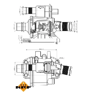 Termostat, rashladna tečnost NRF NRF 725058 IC-G0TPRV