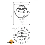 Termostat, rashladna tečnost NRF NRF 725063 IC-G0TPS0