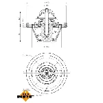 Termostat, rashladna tečnost NRF NRF 725064 IC-G0TPS1