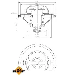 Termostat, rashladna tečnost NRF NRF 725070 IC-G0TPS7