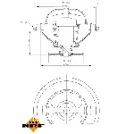 Termostat, rashladna tečnost NRF NRF 725086 IC-G0TRAJ