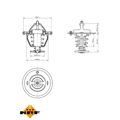Termostat, rashladna tečnost NRF NRF 725087 IC-G0TRAK