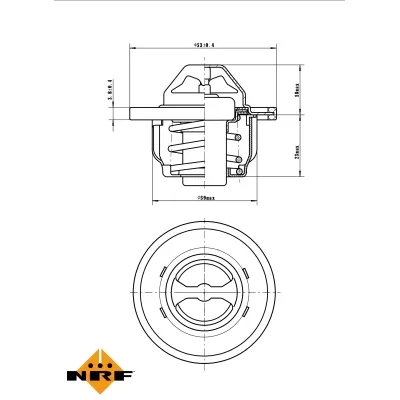 Termostat, rashladna tečnost NRF NRF 725089 IC-G0TRAM