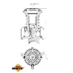 Termostat, rashladna tečnost NRF NRF 725095 IC-G0TRAR