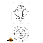 Termostat, rashladna tečnost NRF NRF 725105 IC-G0TRB1