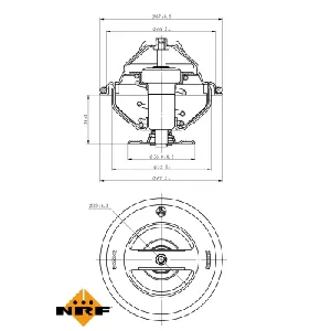 Termostat, rashladna tečnost NRF NRF 725105 IC-G0TRB1