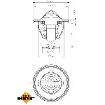 Termostat, rashladna tečnost NRF NRF 725107 IC-G0TRB3
