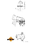 Termostat, rashladna tečnost NRF NRF 725116 IC-G0TRBB