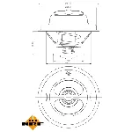 Termostat, rashladna tečnost NRF NRF 725123 IC-G0TSKM