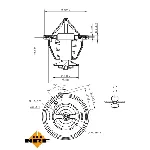 Termostat, rashladna tečnost NRF NRF 725132 IC-G0TSKV