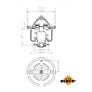 Termostat, rashladna tečnost NRF NRF 725134 IC-G0TSKX