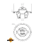 Termostat, rashladna tečnost NRF NRF 725135 IC-G0TSKY