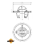 Termostat, rashladna tečnost NRF NRF 725136 IC-G0TSKZ