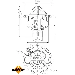 Termostat, rashladna tečnost NRF NRF 725142 IC-G0TSL2