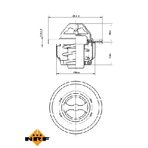 Termostat, rashladna tečnost NRF NRF 725150 IC-G0TSL7