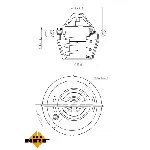 Termostat, rashladna tečnost NRF NRF 725159 IC-G0TSLE