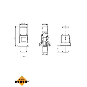 Termostat, rashladna tečnost NRF NRF 725166 IC-G0TSLK