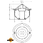 Termostat, rashladna tečnost NRF NRF 725168 IC-G0TSLL