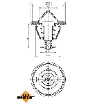 Termostat, rashladna tečnost NRF NRF 725174 IC-G0TSLP