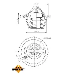Termostat, rashladna tečnost NRF NRF 725187 IC-G0TSM0