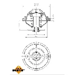 Termostat, rashladna tečnost NRF NRF 725194 IC-G0TSM4