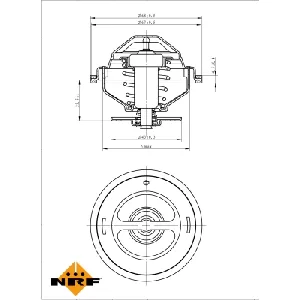 Termostat, rashladna tečnost NRF NRF 725194 IC-G0TSM4