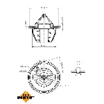 Termostat, rashladna tečnost NRF NRF 725196 IC-G0TSM6