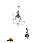 Termostat, rashladna tečnost NRF NRF 725204 IC-G0TSMC