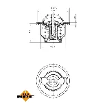 Termostat, rashladna tečnost NRF NRF 725205 IC-G0TSMD