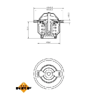 Termostat, rashladna tečnost NRF NRF 725205 IC-G0TSMD