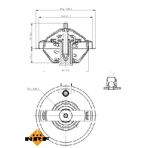 Termostat, rashladna tečnost NRF NRF 725210 IC-G0TSMH