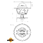 Termostat, rashladna tečnost NRF NRF 725213 IC-G0TSMK