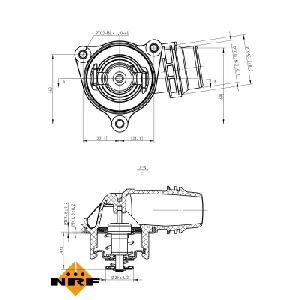 Termostat, rashladna tečnost NRF NRF 725222 IC-G0TSMR