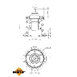 Termostat, rashladna tečnost NRF NRF 725225 IC-G0TSMS