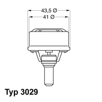Termostat, rashladna tečnost WAHLER WA3029.89 IC-282064