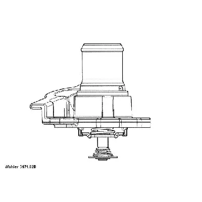 Termostat, rashladna tečnost WAHLER WA3171.82D IC-B46F7A