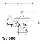 Termostat, rashladna tečnost WAHLER WA3468.88D IC-A74185