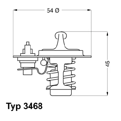 Termostat, rashladna tečnost WAHLER WA3468.88D IC-A74185