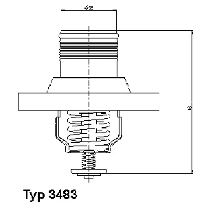 Termostat, rashladna tečnost WAHLER WA3483.89D IC-A14C53