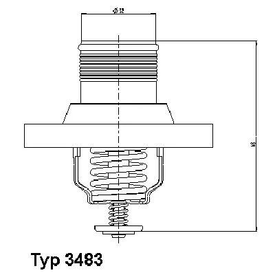 Termostat, rashladna tečnost WAHLER WA3483.89D IC-A14C53