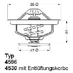 Termostat, rashladna tečnost WAHLER WA410758.83D IC-E74070