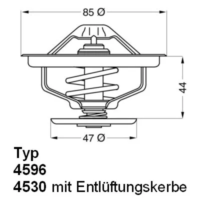 Termostat, rashladna tečnost WAHLER WA410758.83D IC-E74070