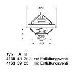 Termostat, rashladna tečnost WAHLER WA4150.83D50 IC-9A82F6